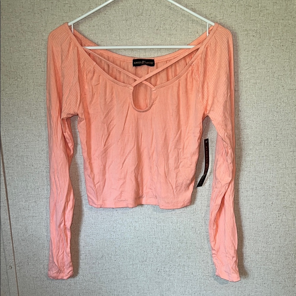 Peach Long Sleeve Top